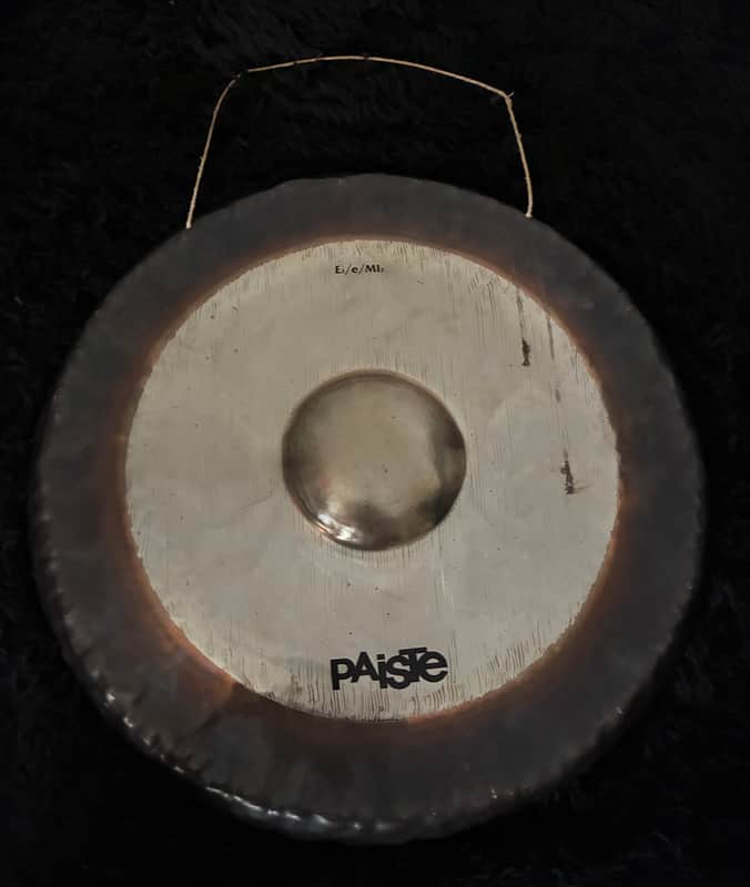 Paiste Gongs - Very Rare Gong - 18' inch Embossed - Tuned E Gong 70's image 1