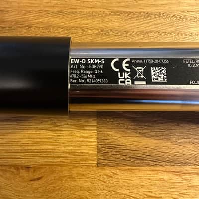 Sennheiser EW-D SKM-S Q1-6 Wireless Handheld Microphone 470 - 526 MHz w/ e835 capsule image 4
