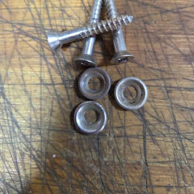 Vintage RARE 1960's USA Harmony Silvertone Kay 1 1/2 Inch Guitar Neck Screws & Grommets Luthier Parts #6 image 2