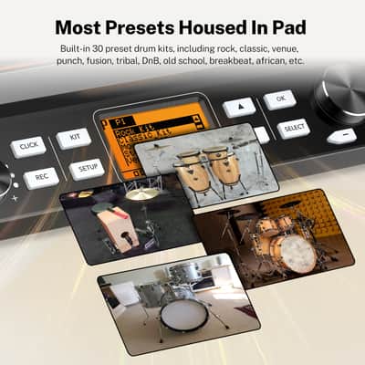 Avatar PD705 Percussion Sample Pad 9-Trigger Multipad Tabletop Electric Drum USB MIDI image 6