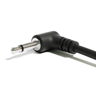 ExcelValley [Black | 200 cm - 78.74"] 5-Pack - Right Angle Mono Modular Patch Cables image 3