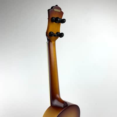 National Resophonic Triolian Concert Ukulele, 2020- RARE Headstock Shape image 12
