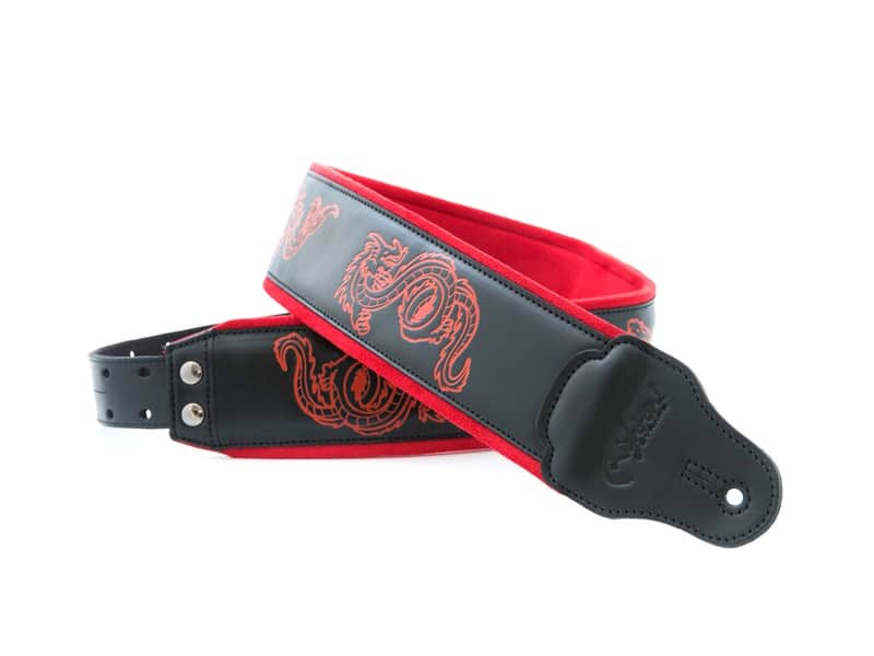 Right ON Whole-Lotta Love Jimmy Page - Dragon Design Guitar Strap image 1