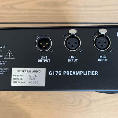 Universal Audio 6176 preamplifier / compressor image 7