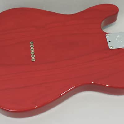 Fender American Professional Telecaster 2017 - Crimson Red Transparent image 3
