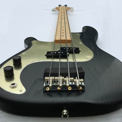 Wrong Way Customs Motown Tone Machine / P-Bass Precision Bass Guitar Lefty Ash Body Maple Neck image 1