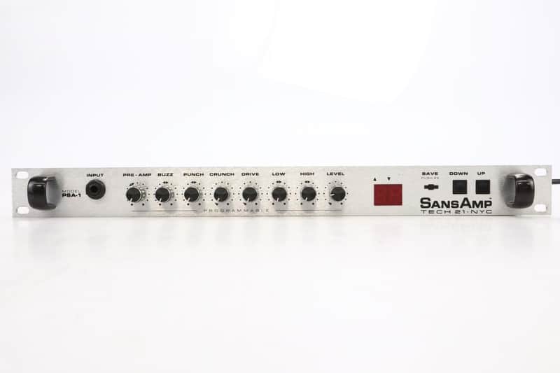 Tech 21 NYC SansAmp PSA-1 Rackmount Guitar Amp Simulator Preamp