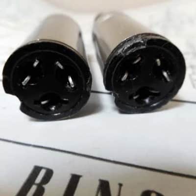 PAIR OF BINSON ECHOREC 3 POLE PLUGS AUDIO ADAPTERS image 3