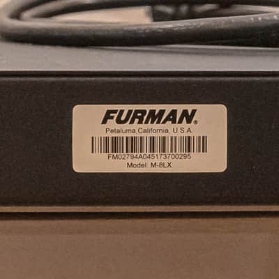 Furman M-8Lx Merit X Series 8-Outlet Power Conditioner / Surge Protector – Rack Lights – 1U image 4