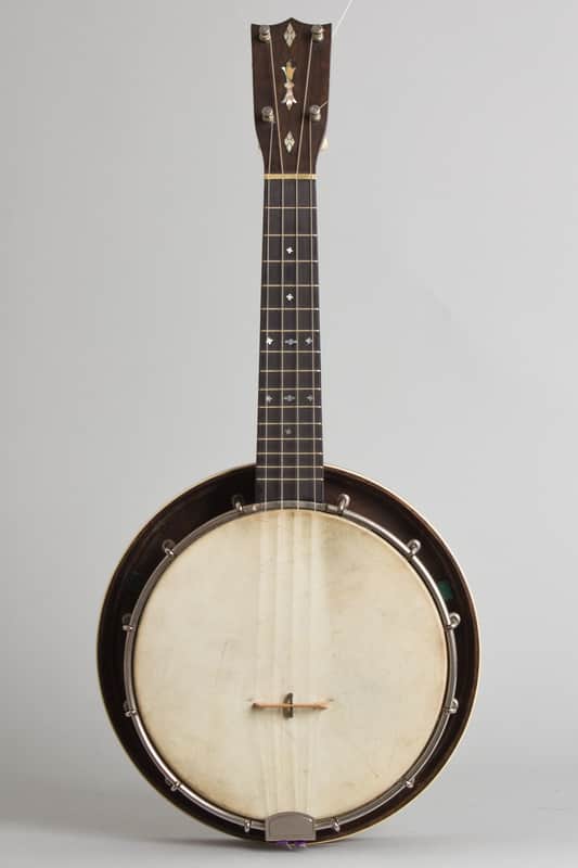 Gretsch No. 56 Solo Banjo Ukulele, c. 1935, original black chipboard case. image 1
