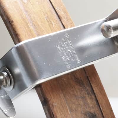 Slingerland 15" Nickel Plated L-Arm Cymbal Holder for Radio King Drum Set - 1930s / INSPECTED & TESTED image 2