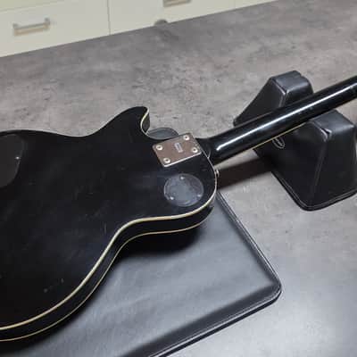 Satellite Les Paul Standard 1970's Black Beauty Vintage 70s Singlecut LP Electric Guitar Heavy Relic Aged Road Worn MIJ Japan Pro MJ Japanese with Gibson Open Book headstock image 15