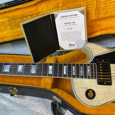 NEW! Gibson Les Paul Custom 1957 Reissue Murphy Lab Ultra Light Aged - Custom Ordered in TV White - Custom Shop - 8.9 lbs - Authorized Dealer - G06795 image 12