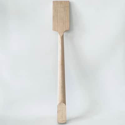 Unfinished Paddle Board Headstock Bass Guitar Maple Neck, Rosewood Fingerboard image 4