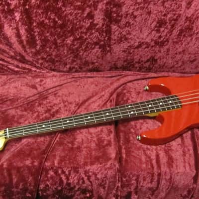 Fender JP-90 1990 Red Bass image 6