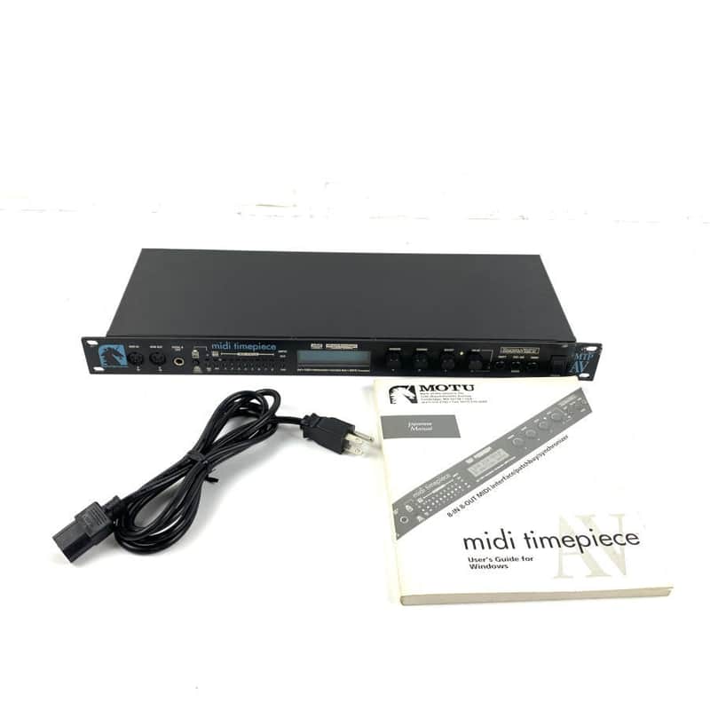 MOTU MIDI Timepiece MTP AV MIDI Interface 2000s - Black - TGHM image 1
