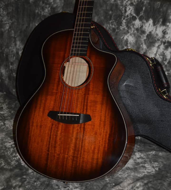 2022 Breedlove - Oregon Concert Bourbon CE Myrtlewood - Bourbon Burst image 1