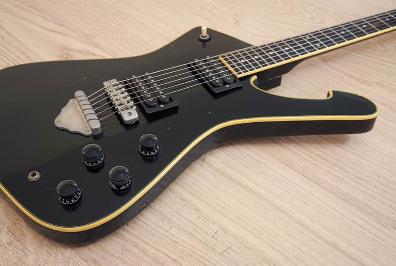 1979 Greco Mirage M600 Vintage Electric Guitar Black w/ohc, Ibanez