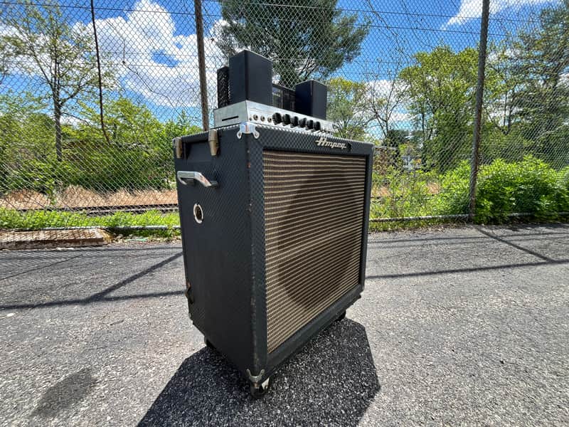 1964 Ampeg Portaflex Bass Amp 1x18" - new caps, new tubes image 1