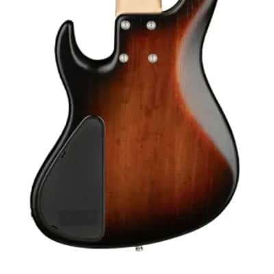 Sadowsky MetroLine 24-Fret Vintage J/J Bass-Swamp Ash Body-5 String-Almond Sunburst Transparent Satin image 3