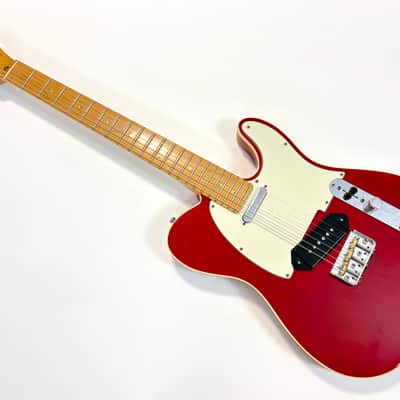Fender Telecaster American Deluxe 2000 Crimson Red Transparent image 10