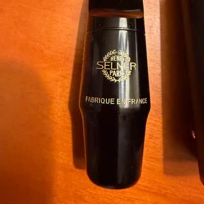 Selmer Paris S80 C* Alto Saxophone (Sax) Mouthpiece - Black Hard Rubber image 1