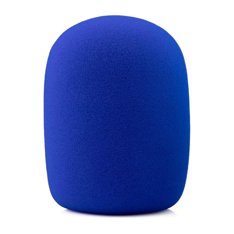 Re20 Pop Filter For Electro-Voice Re20 / Re27/ Re320 Microphone, Blue Ws-Pl2 Windscreen Replacment For Ev Re-20 / Re-27 / Re-320 Mic Foam Cover Asseccories image 1