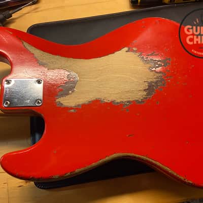 1965 Fender Jazz Bass – Dakota Red w/ Matching Headstock, Original Pickups, OHSC image 18