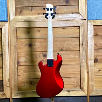 Kala Solid Body 4-String Fretted U-BASS - Candy Apple Red image 6