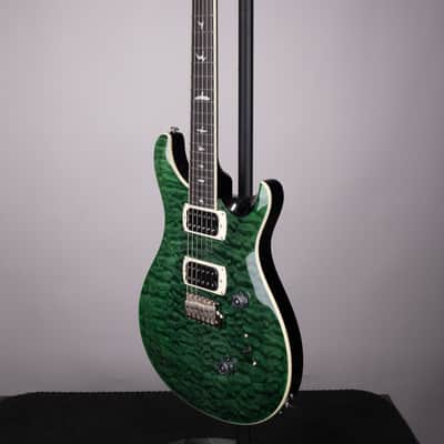 PRS SE Custom 24 Quilt Electric Guitar - Teal Black image 5