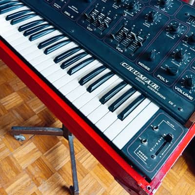 Crumar  DS 2 Synthetasizer  1978 - Black with Red case image 2