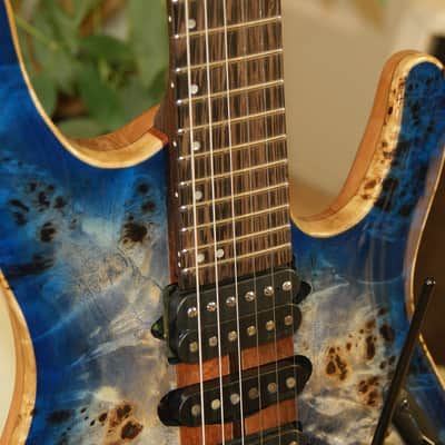 Ibanez S1070PBZ-CBB 2016 Cerulean Blue Burst prototype image 4