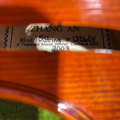 Zhang An 5-String Violin c-2003 image 9