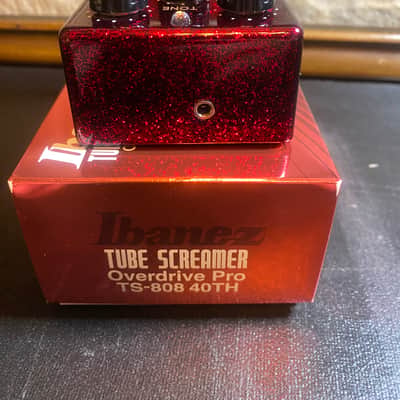 Ibanez TS808 Tube Screamer 40th Anniversary 2019 Ruby Red Sparkle image 6