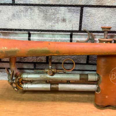 Antoine Courtois Brevete Trumpet Natural Relic with Case image 15