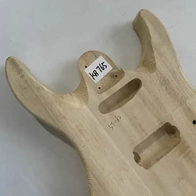 Unfinished SH Guitar Body String Through DIY Project image 2