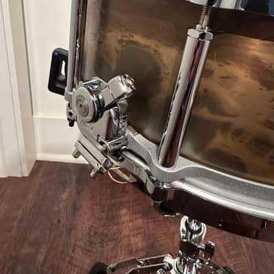 Pearl 30th Anniversary Free-Floating Patina Brass 14x6.5" Snare Drum - Complete Bild 5