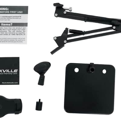 Rockville RCM PRO Recording Condenser Microphone+Dual Desktop Mic Stand image 8
