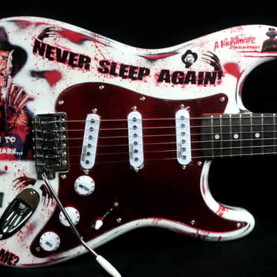 Custom Painted  and Upgraded Fender Squier CXS Strat With Matching Headstock-Aged and Relic'ed image 2