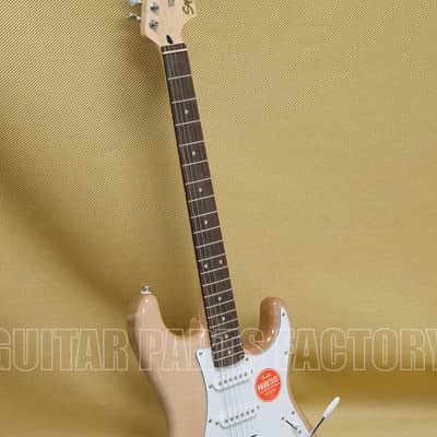 037-8100-521 Squier FSR Affinity Series™ Stratocaster® Guitar HSS, Laurel Fingerboard, White Pickguard, Natural 0378100521 image 2