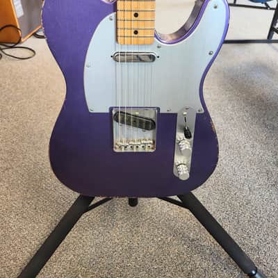 Used 2018 Fender Limited Edition Road Worn '50s Telecaster - Purple Metallic with Fender Deluxe Padded Gigbag image 1