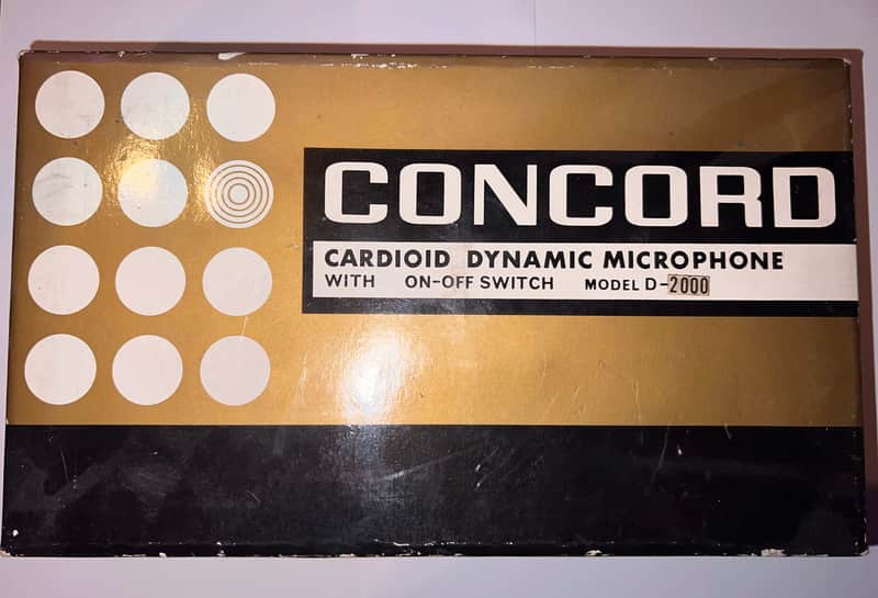 Concord Dynamic Mic D-2000 Vintage 70's image 1