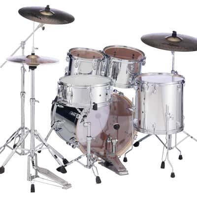 Pearl Export Series 22 x 18 Bass Drum w/BB-70, Mirror Chrome (EXX2218B/C49) image 5