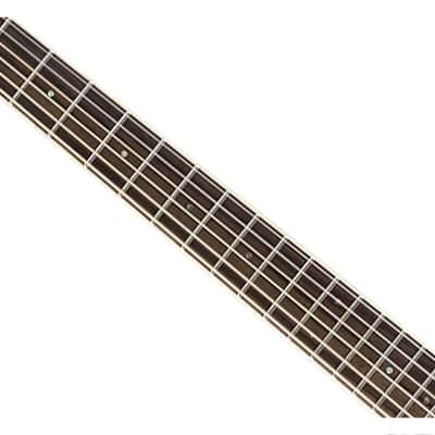 ESP LTD TL-6 Thinline Acoustic/Electric Guitar - Black - B-Stock image 3