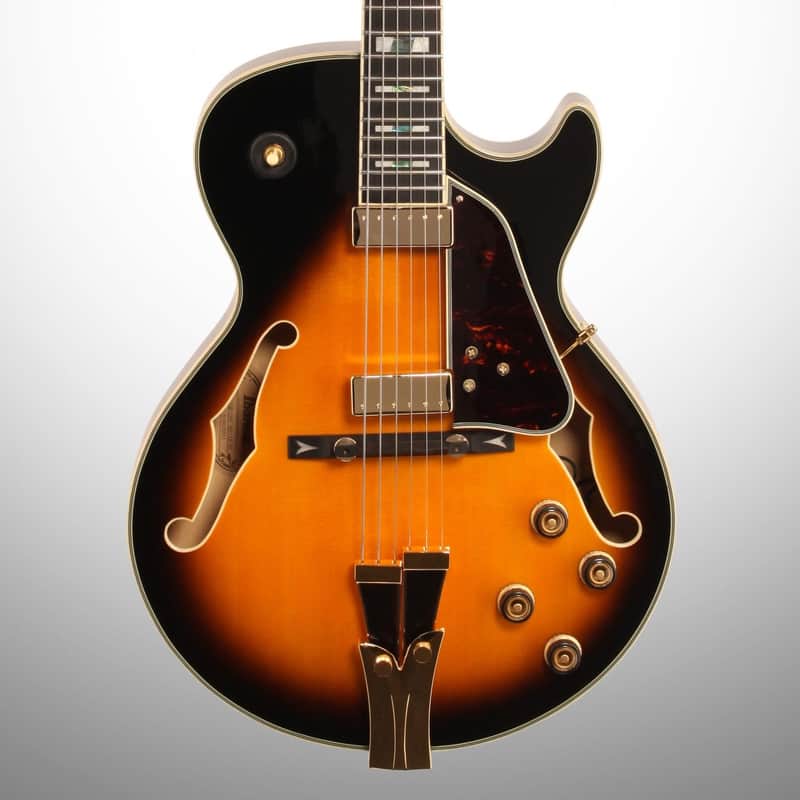 Ibanez GB10SE George Benson Electric Guitar (with Case), Brown Sunburst, Open Box (Very Good) image 1