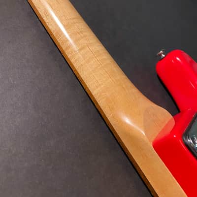 Squier Special Edition Stratocaster by Fender STRAT Dakota Red AA Flame Maple Neck RW fretboard image 13
