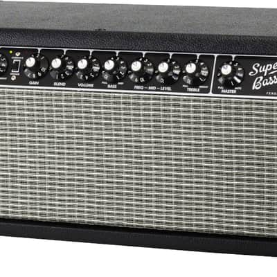 Fender Super Bassman Bass Head Amplifier. Black image 2