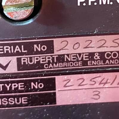 Neve 2254E Limiters Gorgeous Original Sequential Pair !! image 4