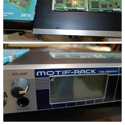 Yamaha Motif Rack + 2 Yamaha PLG plug-in boards PLG 150 - DX & PLG 150 - AN