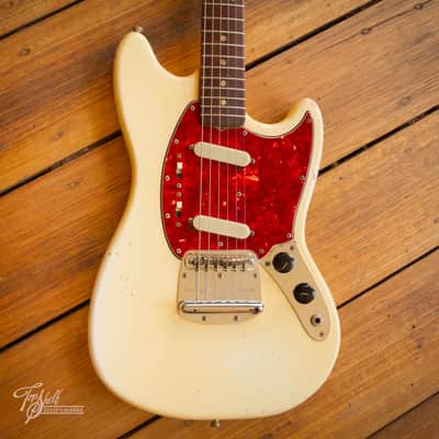 Fender Mustang Olympic White 1966 image 1